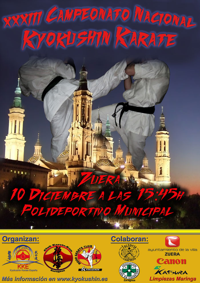 Cartel XXXIII Campeonato Nacional Zuera (Zaragoza)